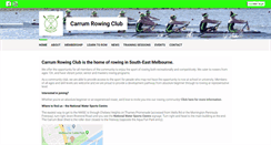 Desktop Screenshot of carrumrowing.com.au